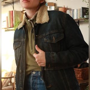 Old Navy Sherpa trucker jacket, size small